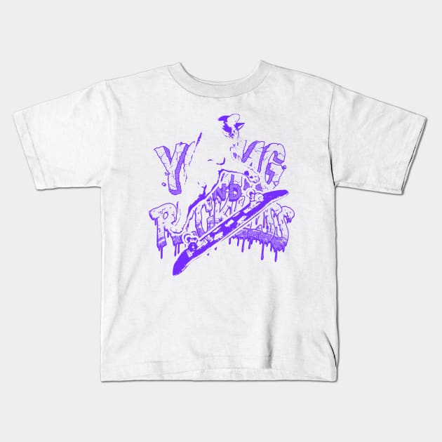 Young and Reckless Kids T-Shirt by Bakul Jenang